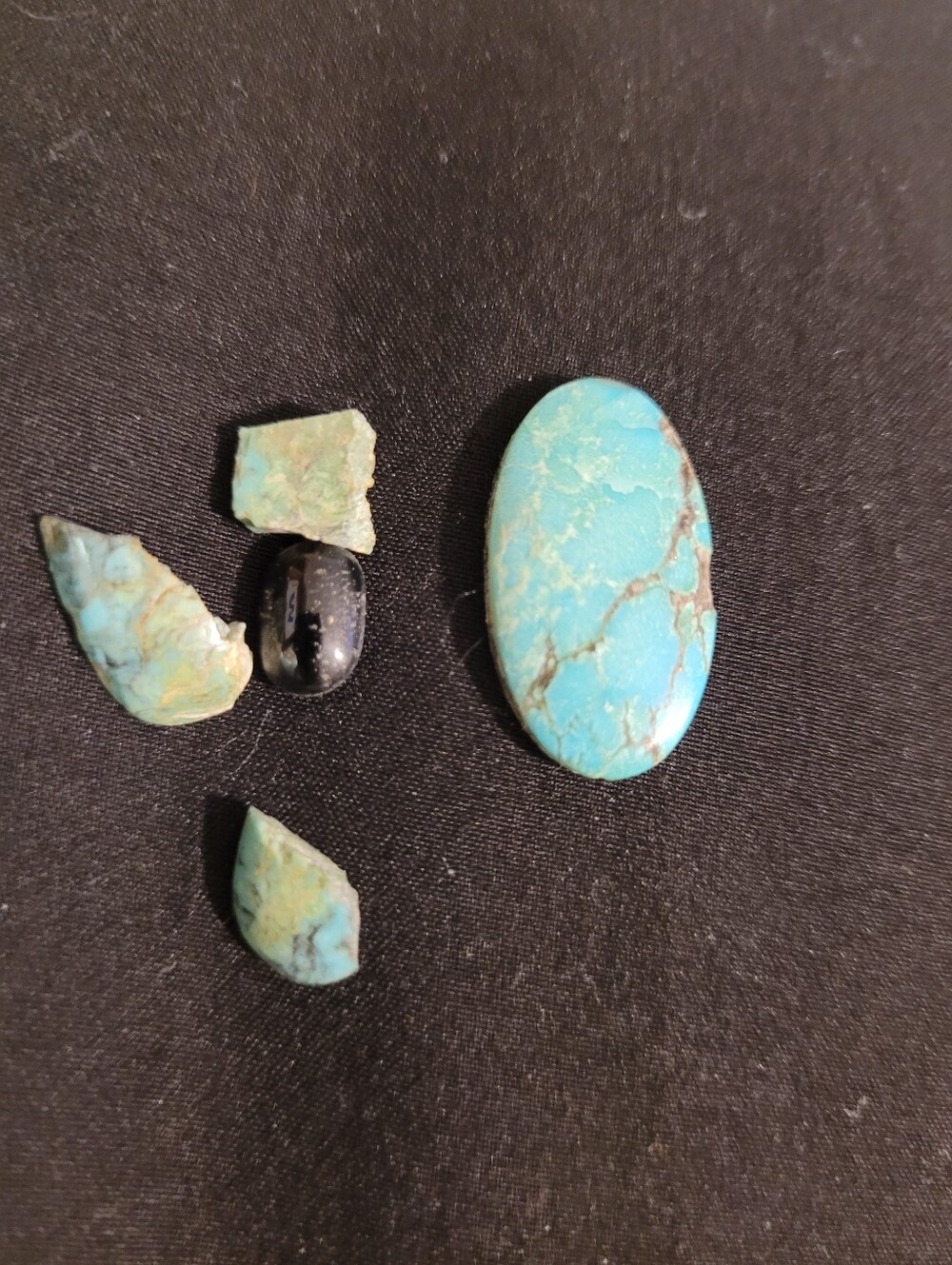 Turquoise Gemstone Cabochon Set - Blue Natural Stones